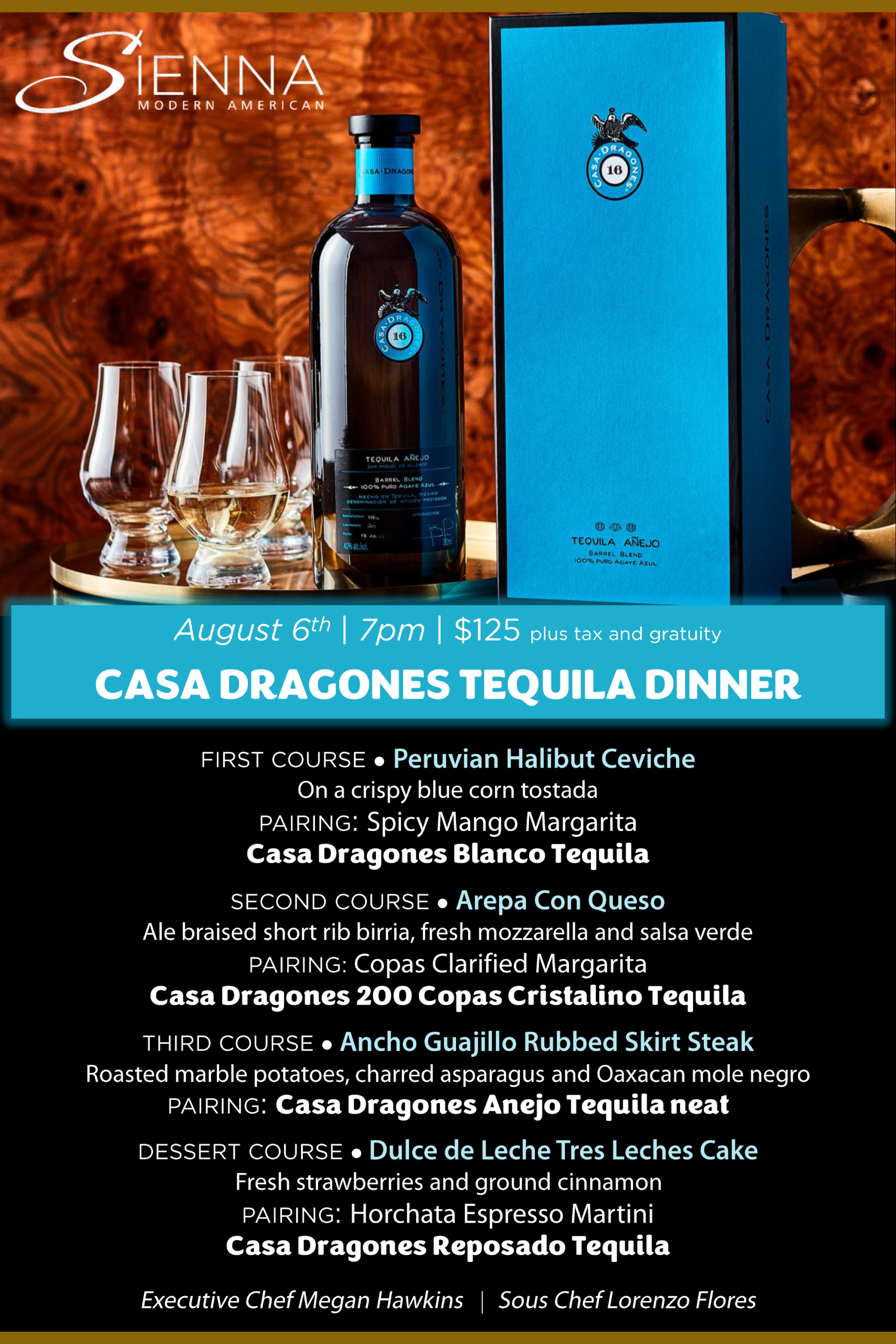 Casa Dragones Tequila Dinner